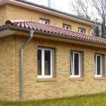 Cegła rozbiórkowa cięta Środek żółty
